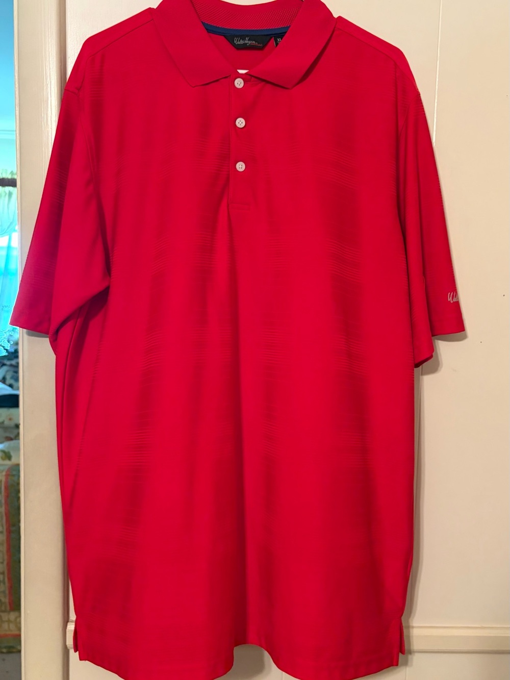 Walter Hagen Bright Red Short-Sleeve Polo
